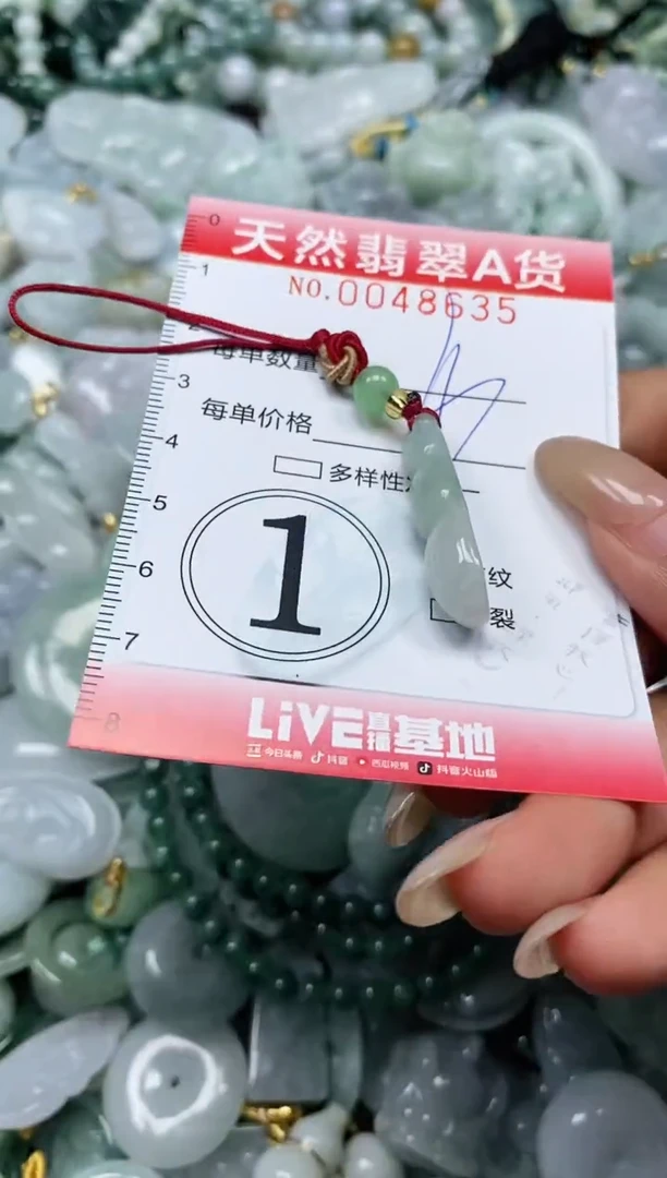 翡翠未镶嵌颈饰闪购0048635