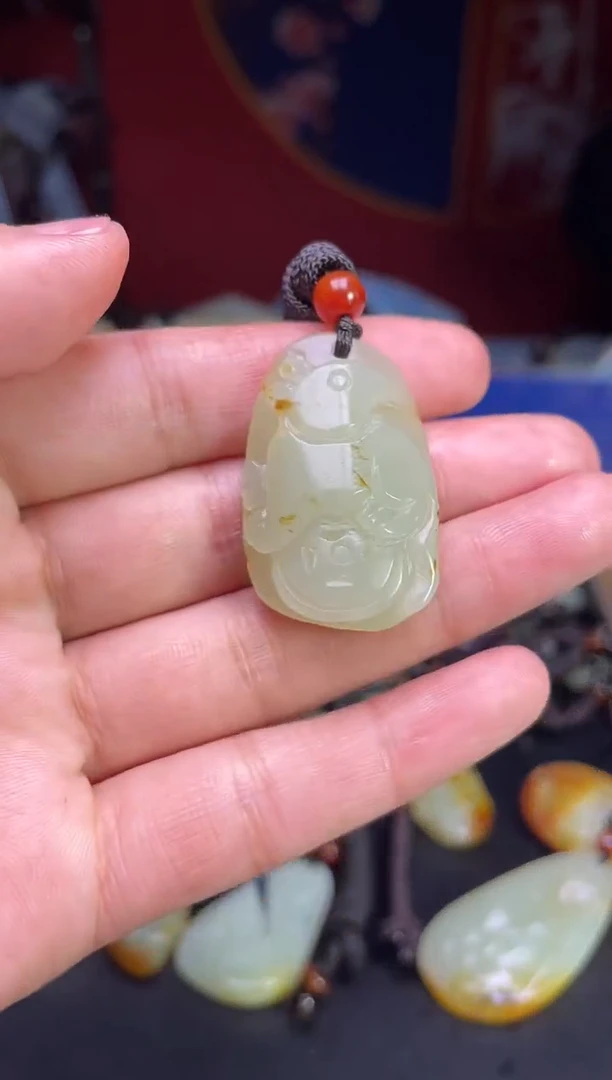 颈饰未镶嵌和田玉123