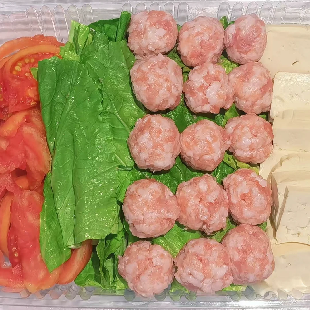 豆腐番茄丸子汤（净蔬菜）
