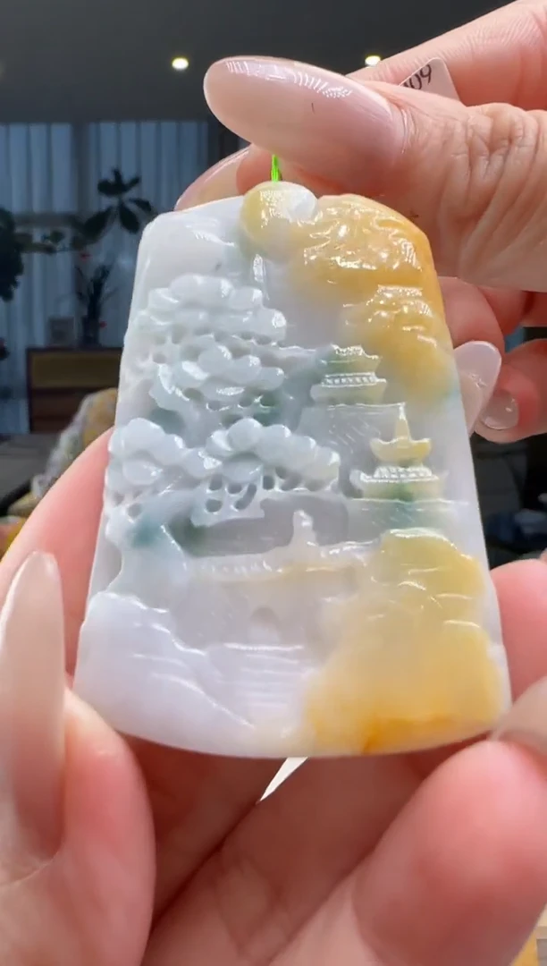 【闪购商品】翡翠颈饰未镶嵌YJ@@60B7J13482