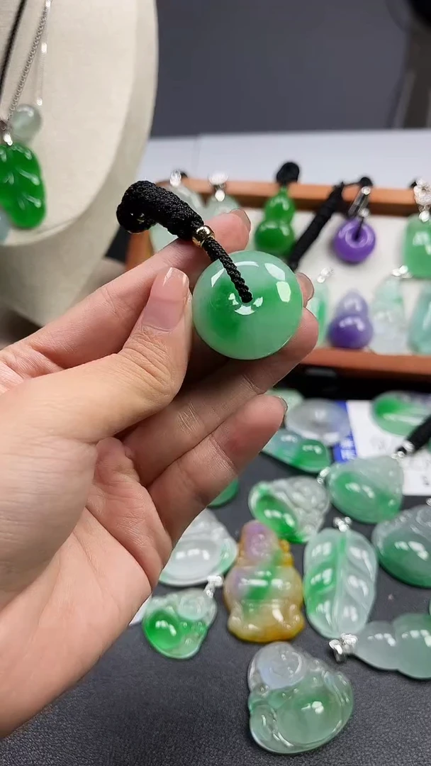 颈饰未镶嵌翡翠  所见即所得 一图一物