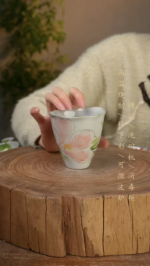 碗瓷景德镇手工手绘高温瓷釉下彩