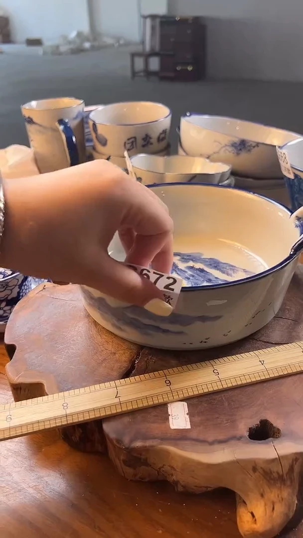碗672老陶泥双耳锅