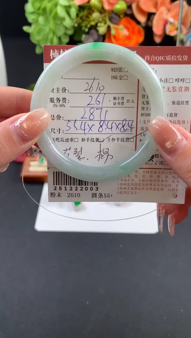 未镶嵌手镯翡翠姐姐251222003