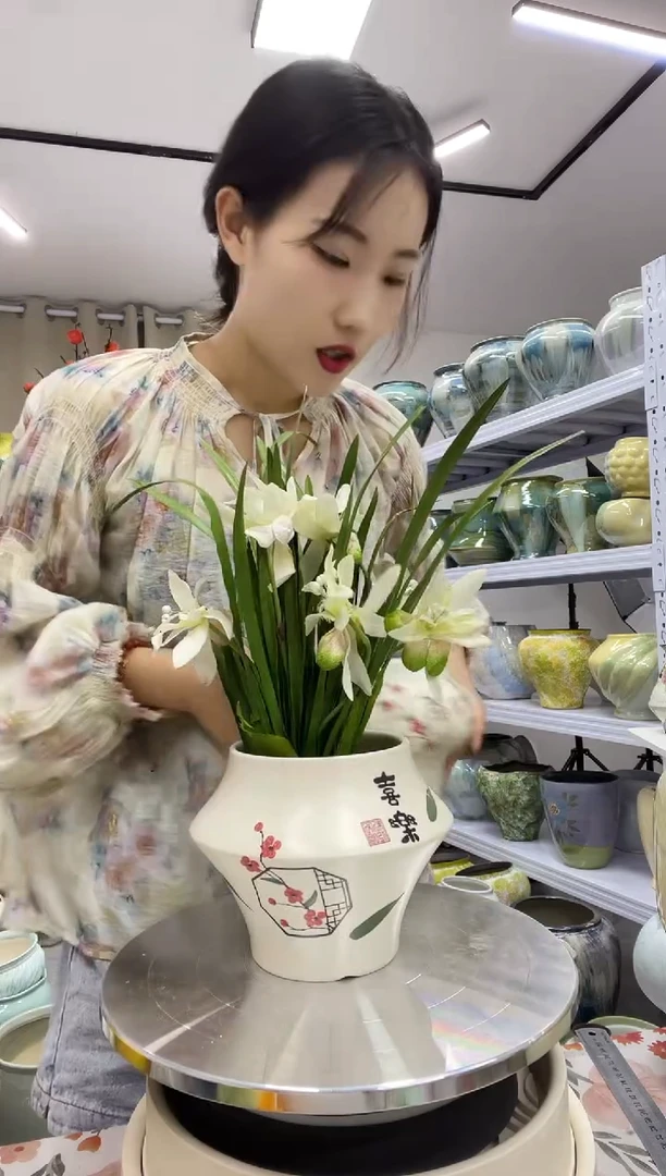 景德镇陶瓷花盆（8.30）