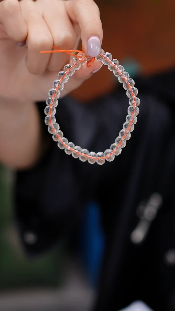 未镶嵌手串水晶MZY1043黄水晶刻面单圈手串