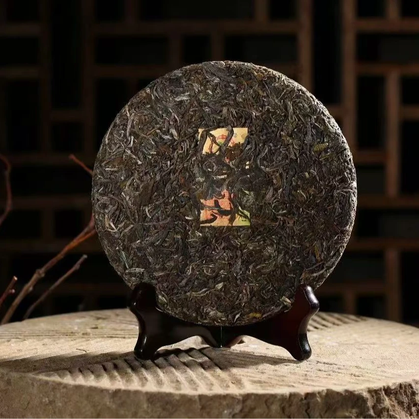 【悠扬】2022年邦崴大树紧压茶普洱茶生茶357g