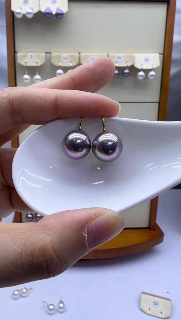 未镶嵌耳饰淡水珍珠53