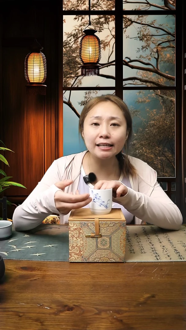 景德镇高温瓷容天杯莲花