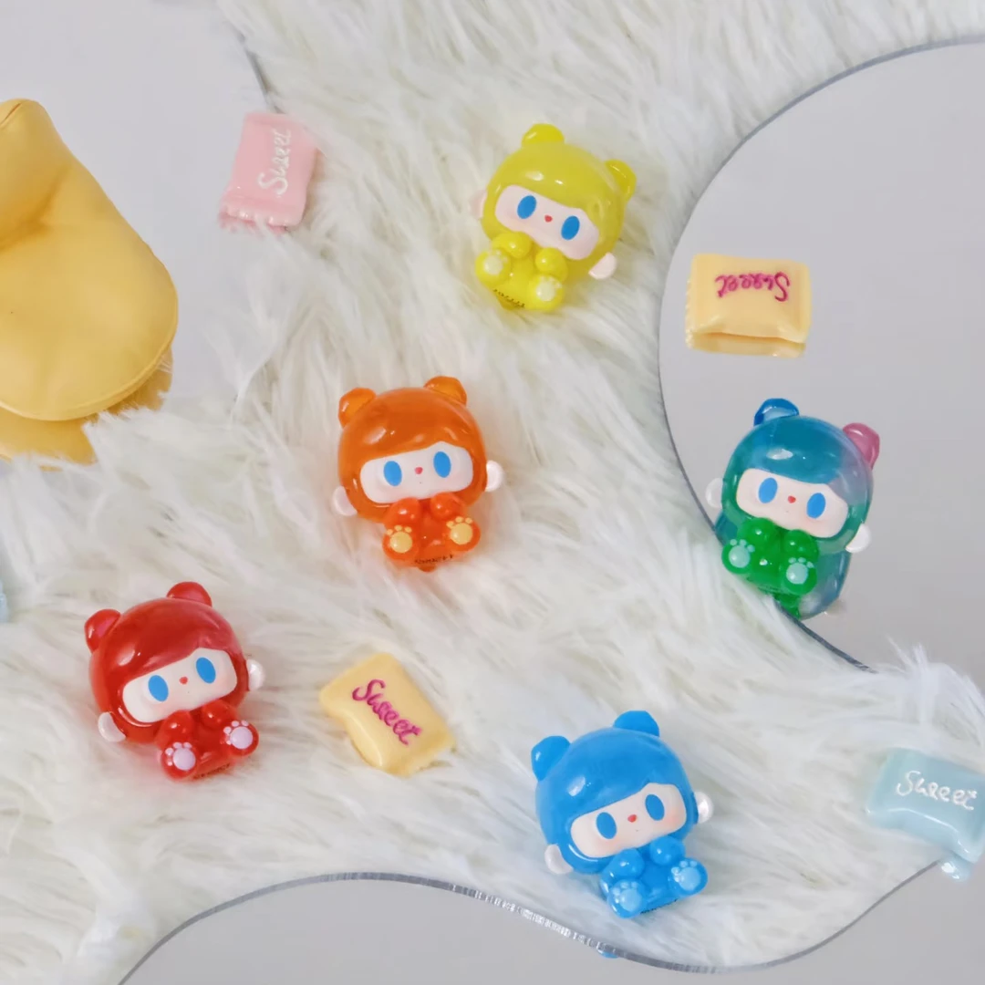 【辣辣代拆】兔兔与熊快乐派对系列萌粒潮玩盲盒