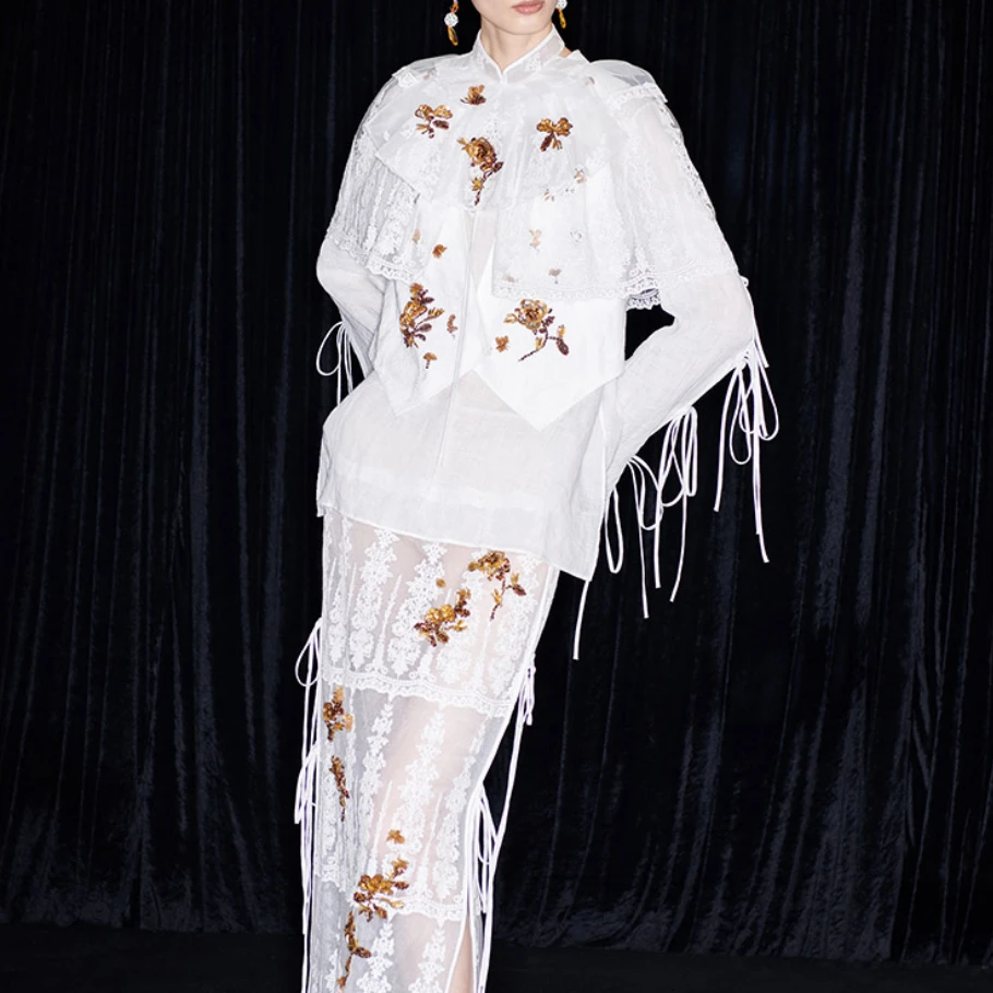 【B51-60】 新中式国风设计师女装 中国风绣花