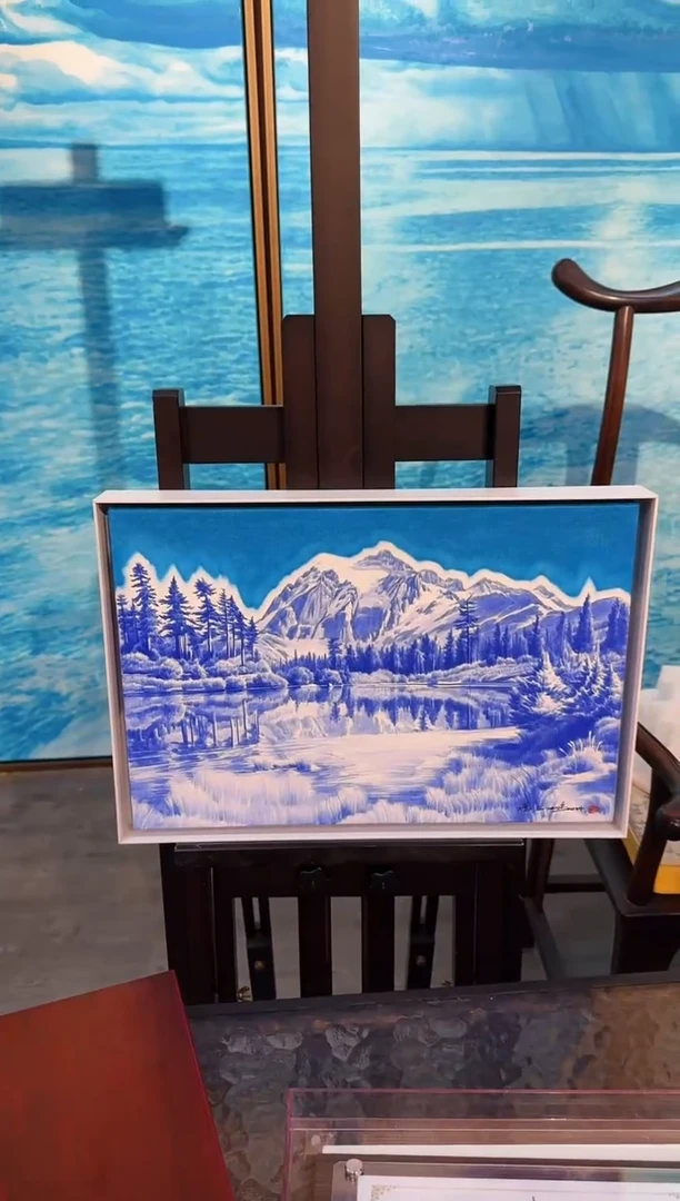 国画Z天津人美--冯丽鹏老师-45*30-油画