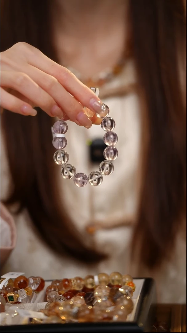 未镶嵌手链水晶紫水