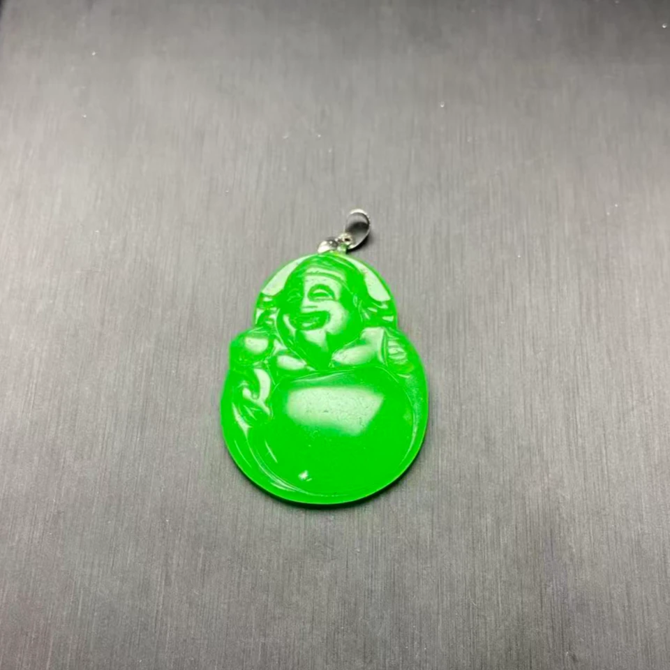 小白精选851精品满绿财神吊坠