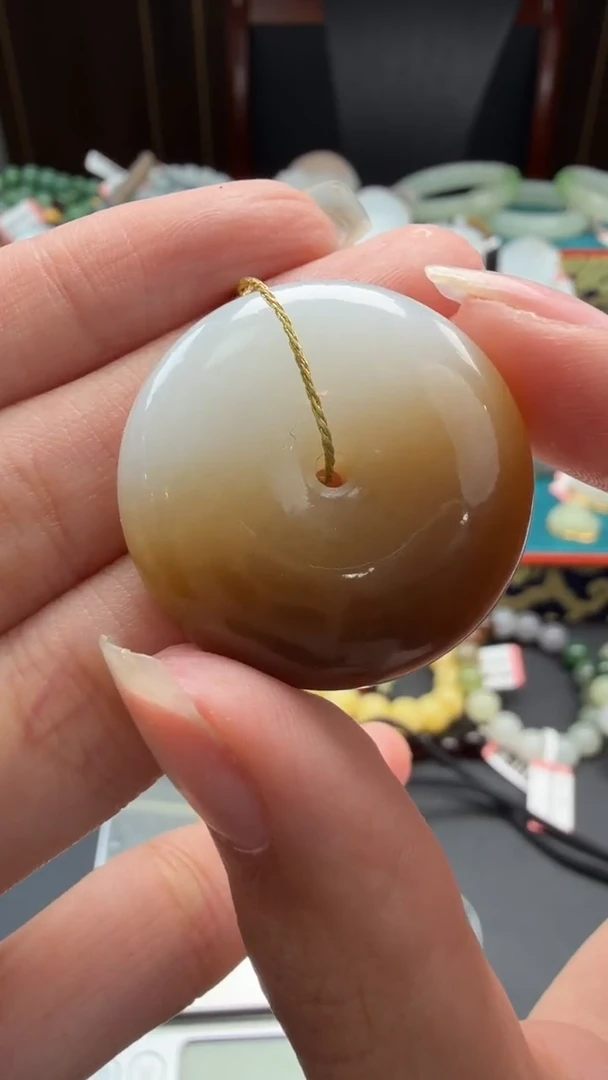 和田玉未镶嵌颈饰吊坠gh353