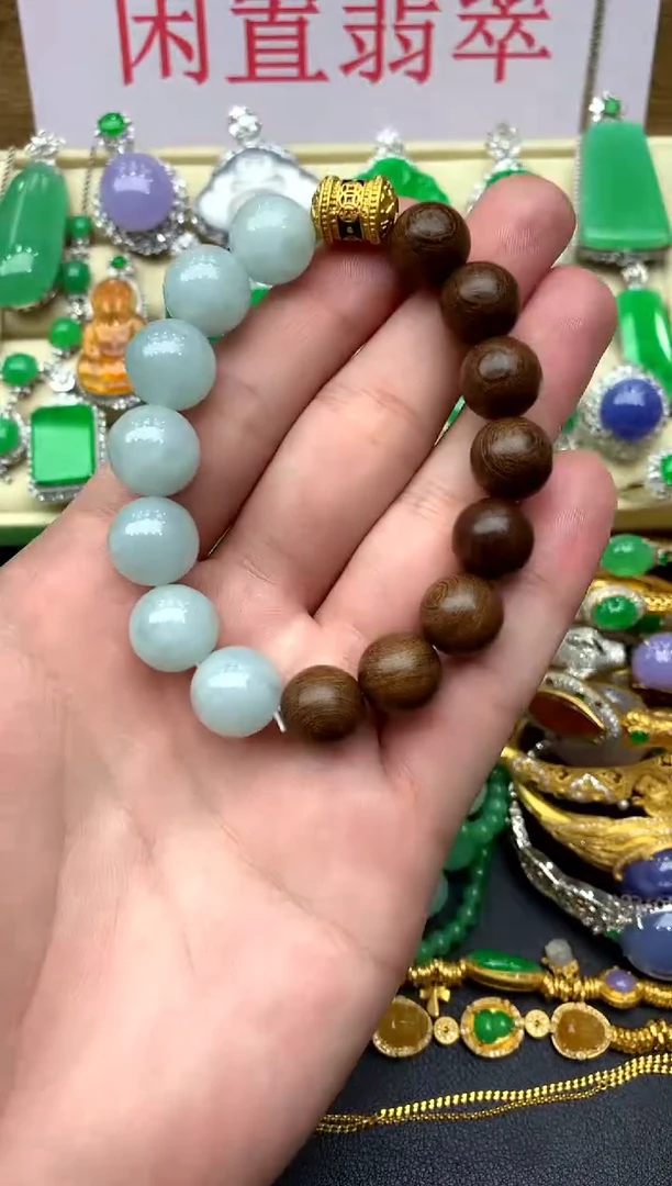 未镶嵌手串翡翠166 -中国好珍宝