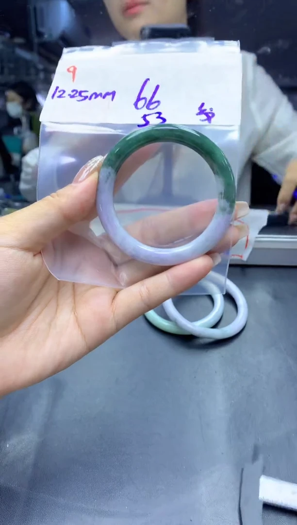 未镶嵌定制翡翠9手镯53纹+66元+拍一发一