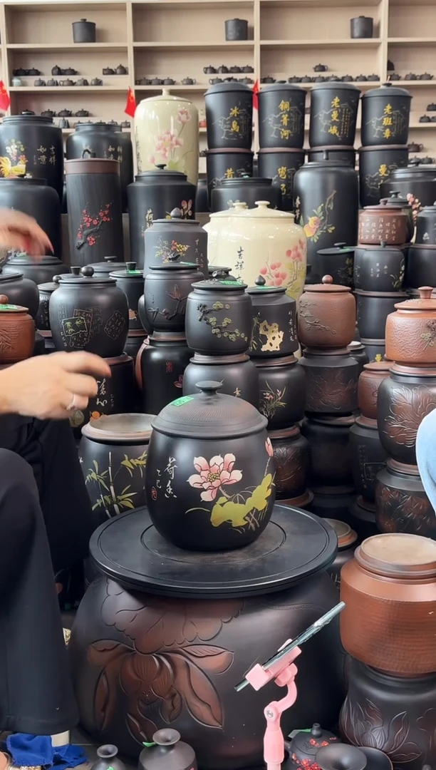 罐完品 彩填茶叶罐 521