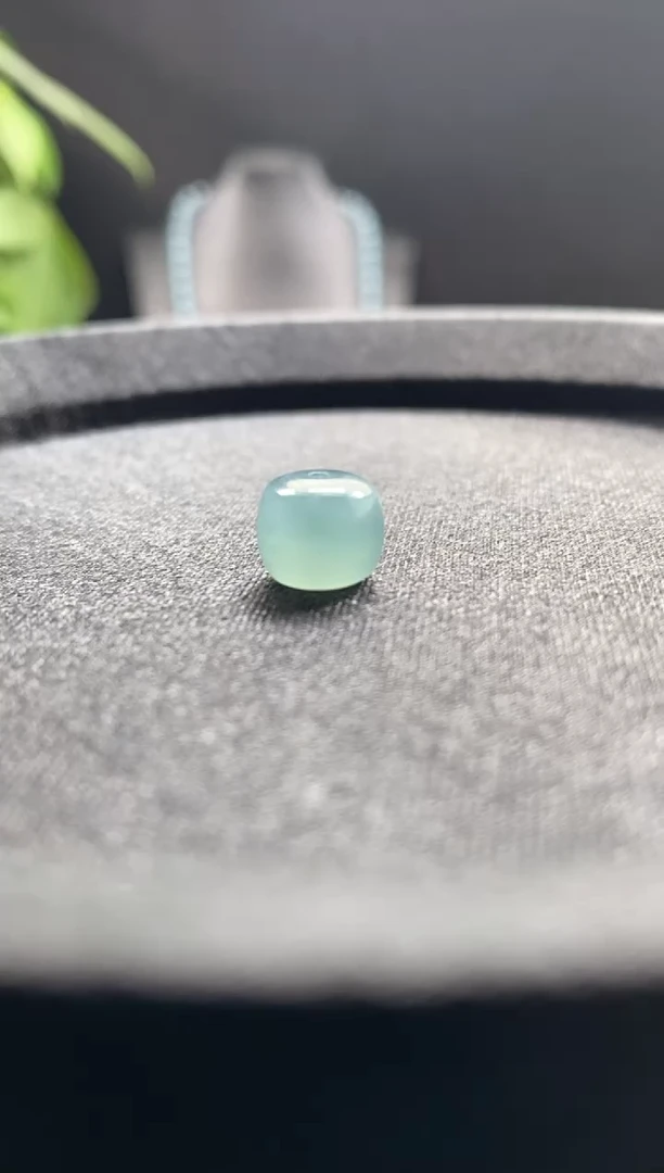 未镶嵌手链翡翠散珠卡9+MM左右老型珠