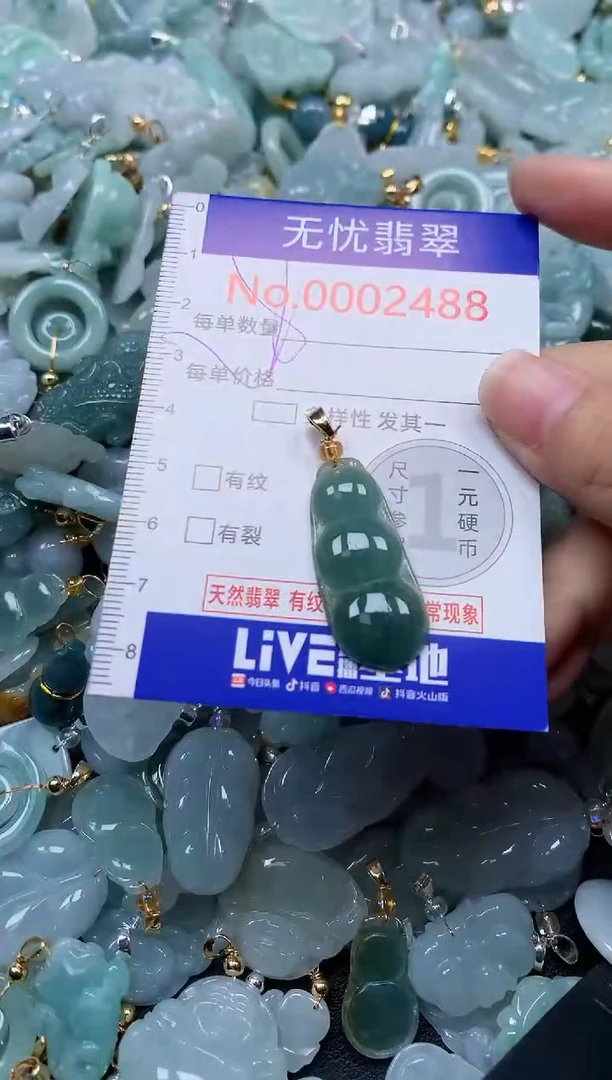 颈饰未镶嵌翡翠2488