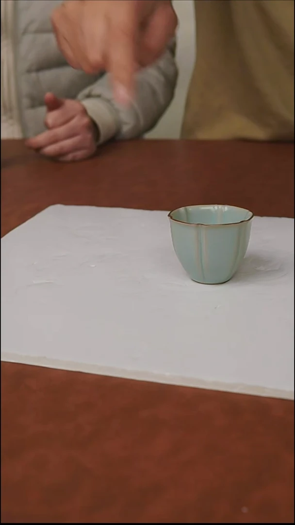 杯子瓷富山严选汝瓷，