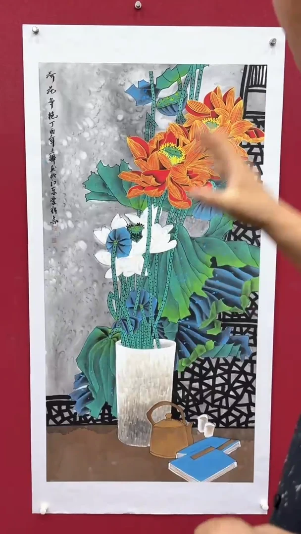 国画国画绘画山水花鸟