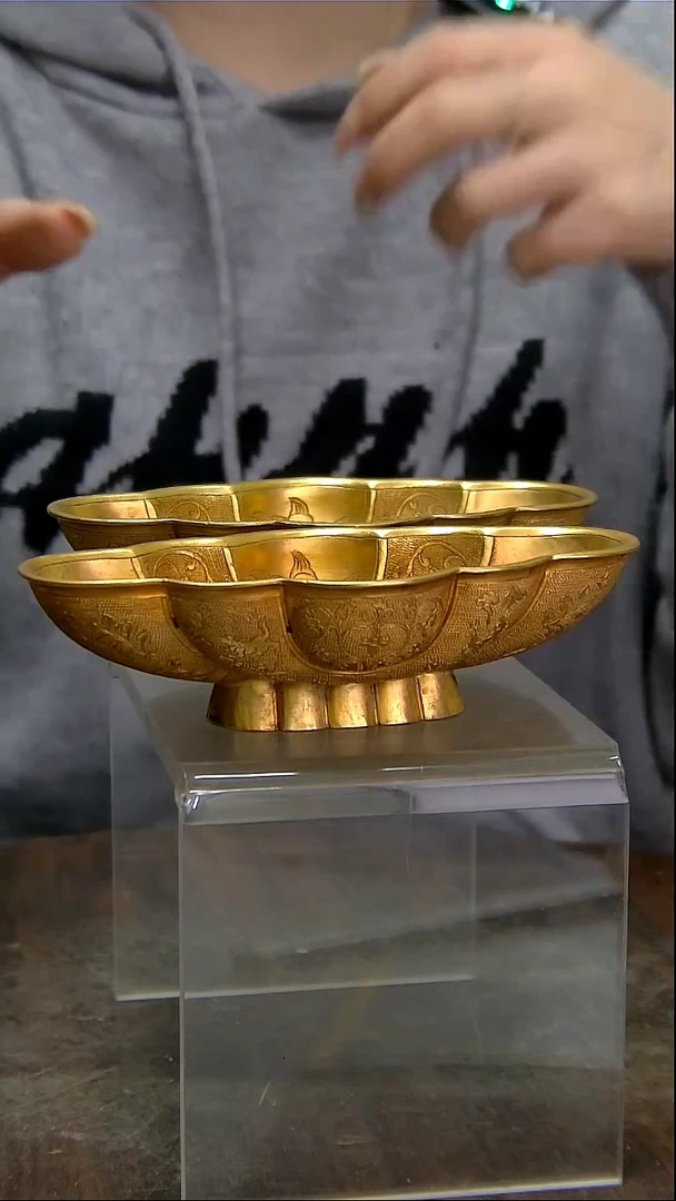 【闪购商品】对杯铜像造像收藏造像