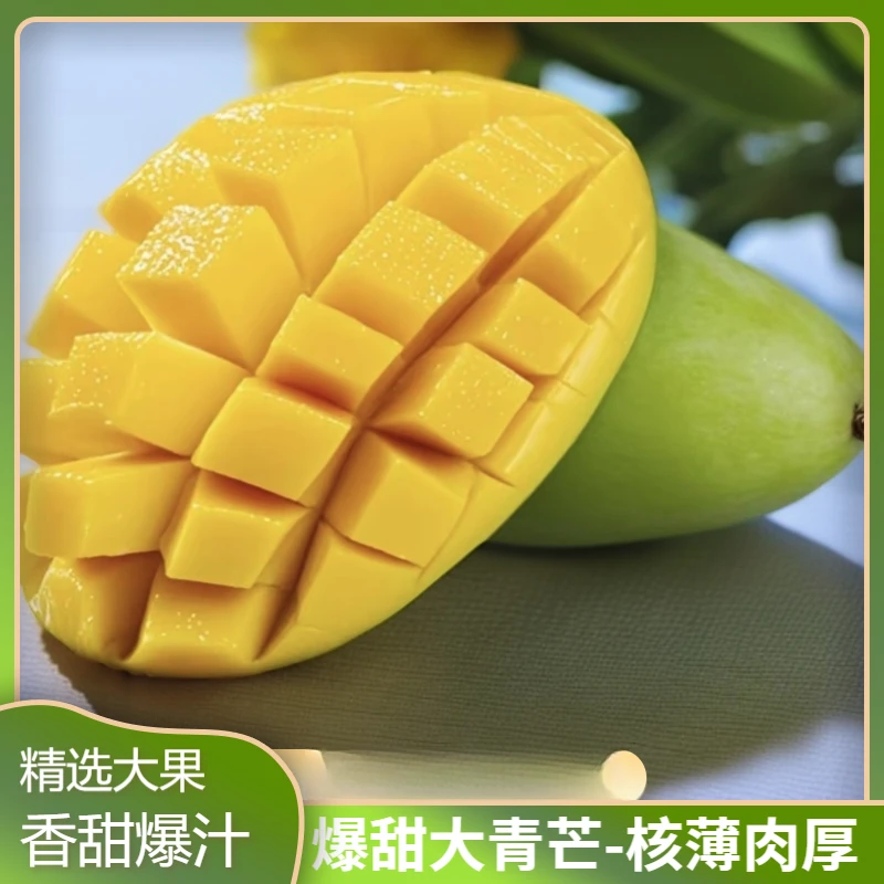 越南大青芒大果生吃水果脆甜多汁坏果包赔