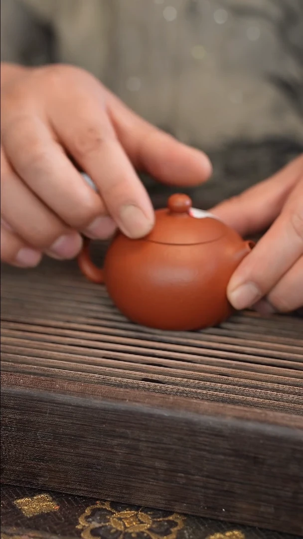 茶壶紫砂全手 宽口