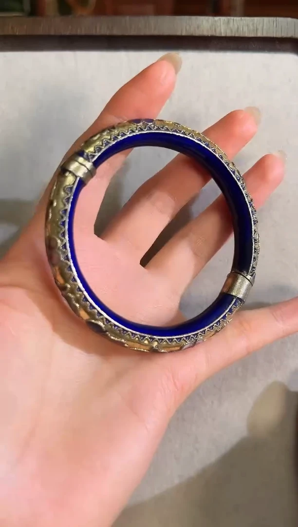 景泰蓝手镯定向定向