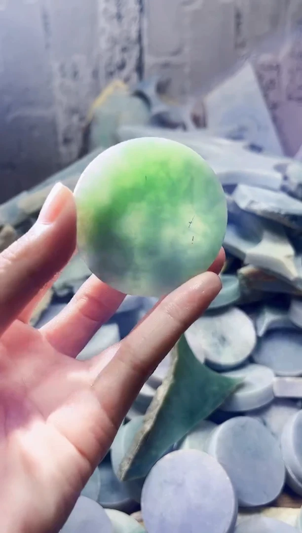 裸石翡翠翡翠a货正品玉石陈389