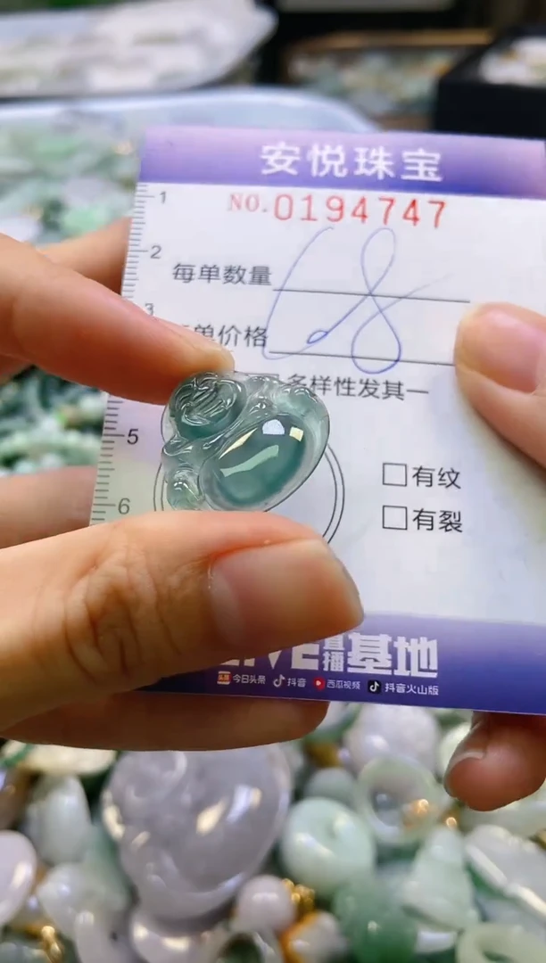 翡翠未镶嵌颈饰闪购0194747