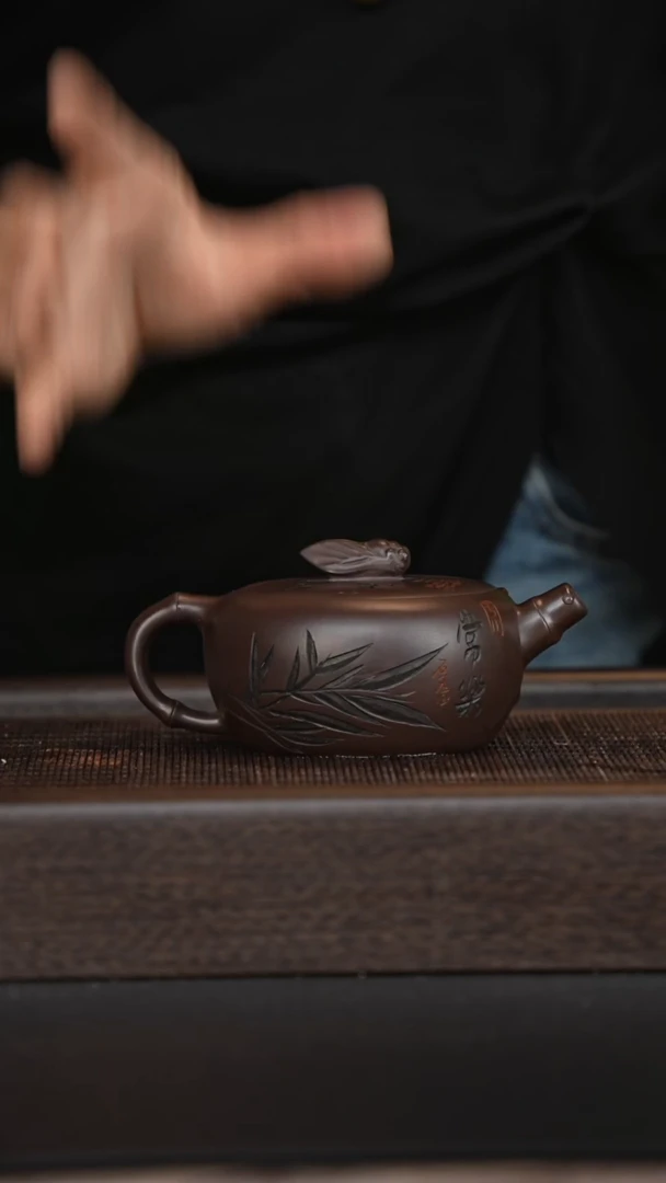 茶壶紫砂宜兴紫砂壶h6204