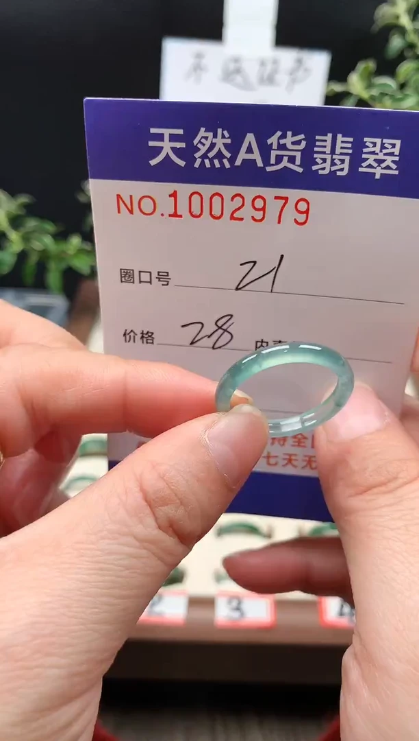 未镶嵌戒指翡翠21#
