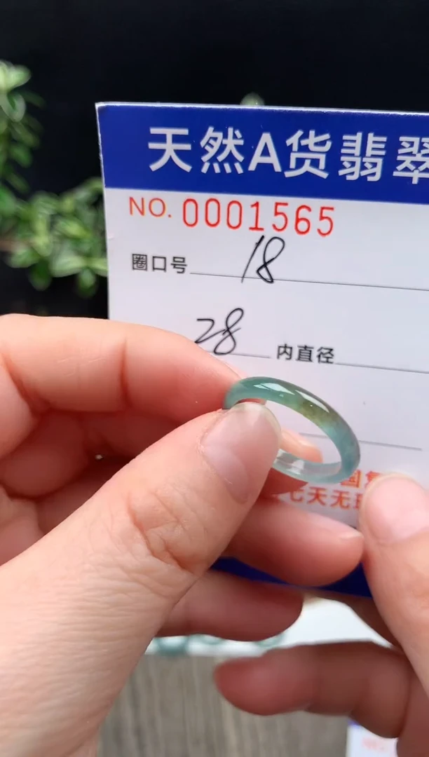 未镶嵌戒指翡翠18#
