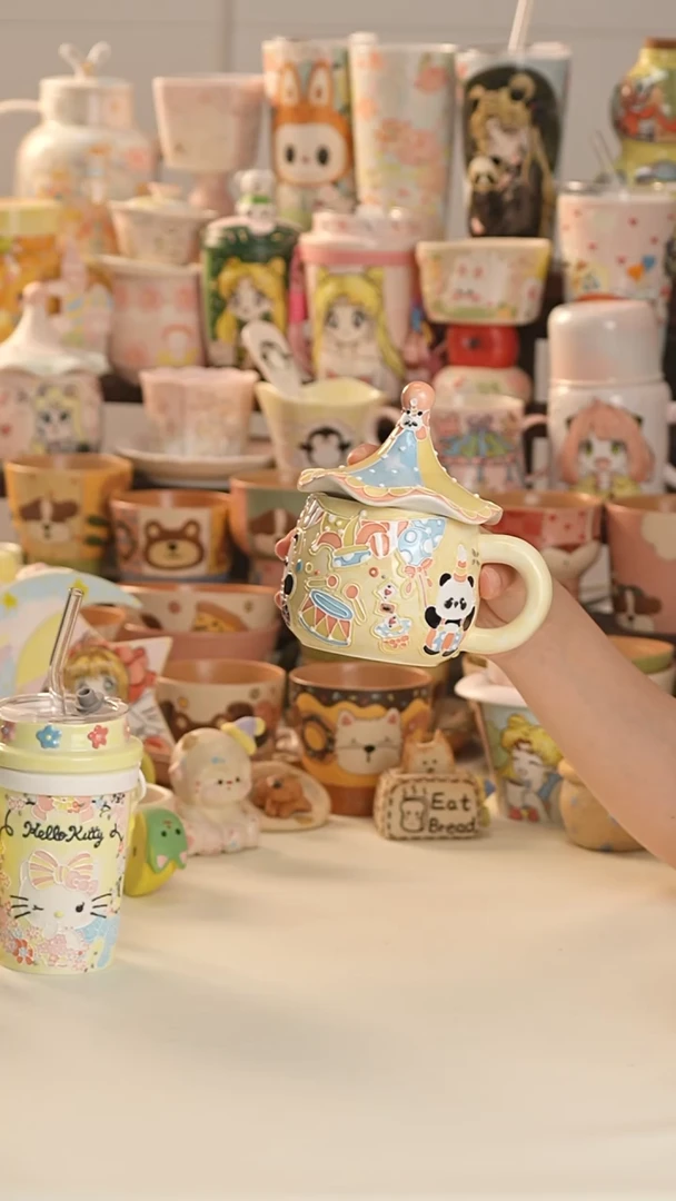 其他微瑕no退no换景德镇釉下彩手绘设计师款陶瓷