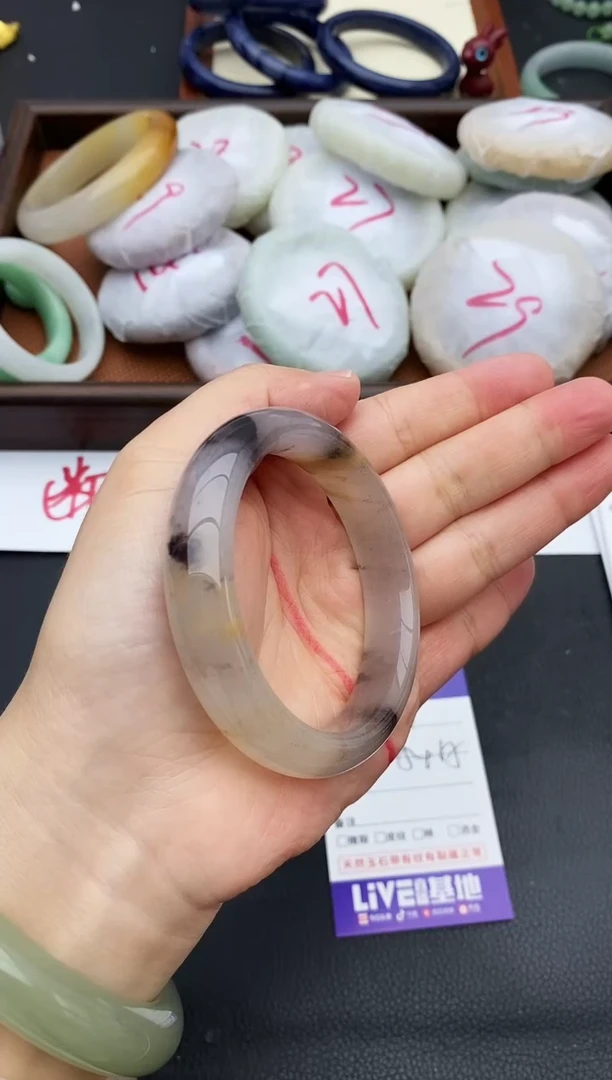 未镶嵌手镯石英质玉94+54/55