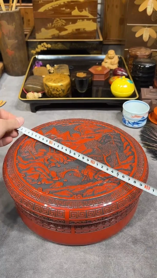 仙台堆朱 大茶仓