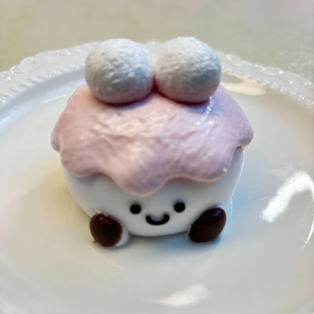 jc豆乳麻薯团子 食品级硅胶捏捏乐 奶油泥感手工仿真食物减压玩具