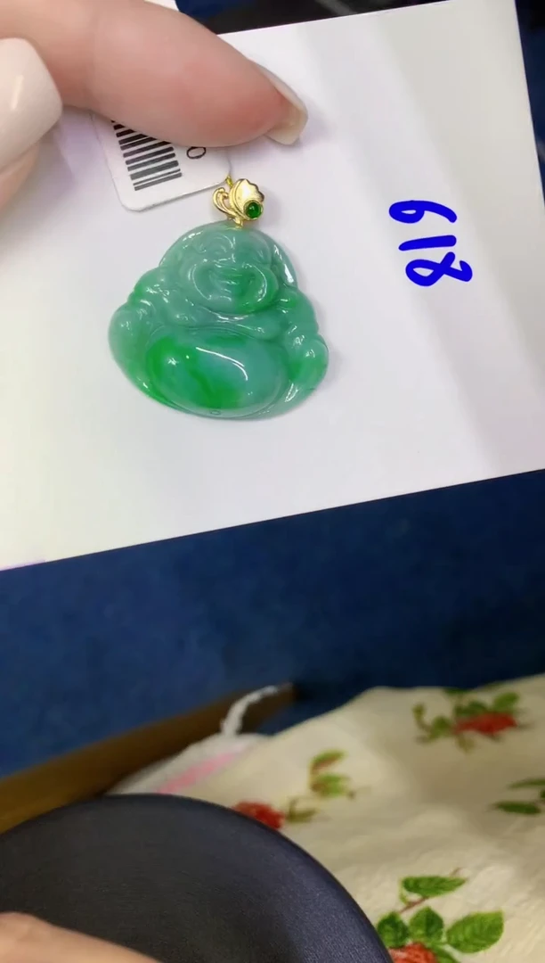 颈饰未镶嵌翡翠缅甸天然翡翠A货