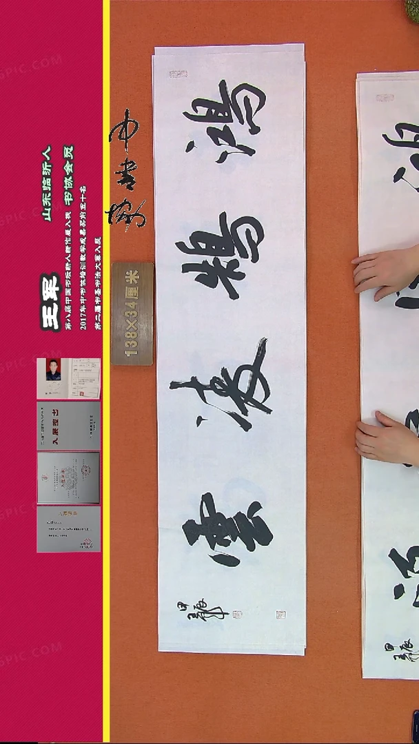 【闪购商品】书法407B王军书法作品