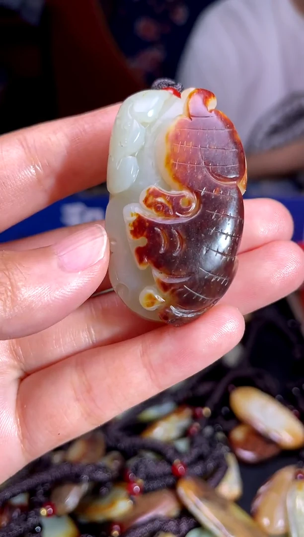 和田玉未镶嵌挂件1