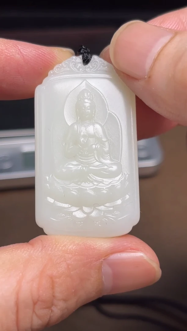 和田玉未镶嵌颈饰33