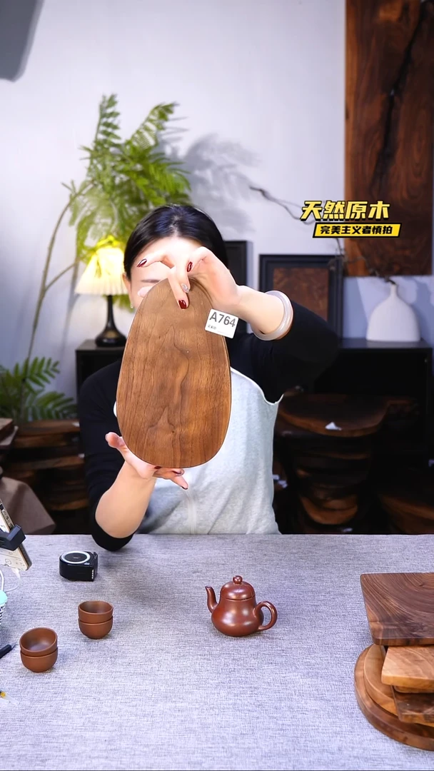 木北美黑胡桃原木.干裂疤结不属于商品质量问题完美主义者慎拍