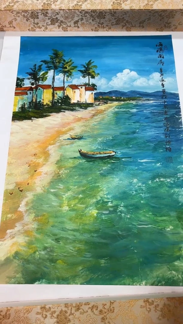 国画画家陆远华纯手绘原作