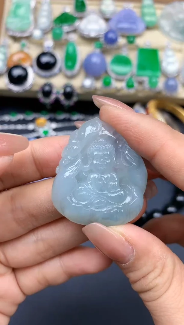 颈饰未镶嵌翡翠262-中国好珍宝