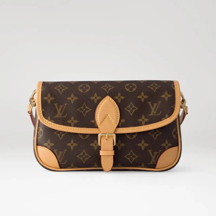 99新 LouisVuitton/路易威登 【专属】老花Diane 法棍 单肩包