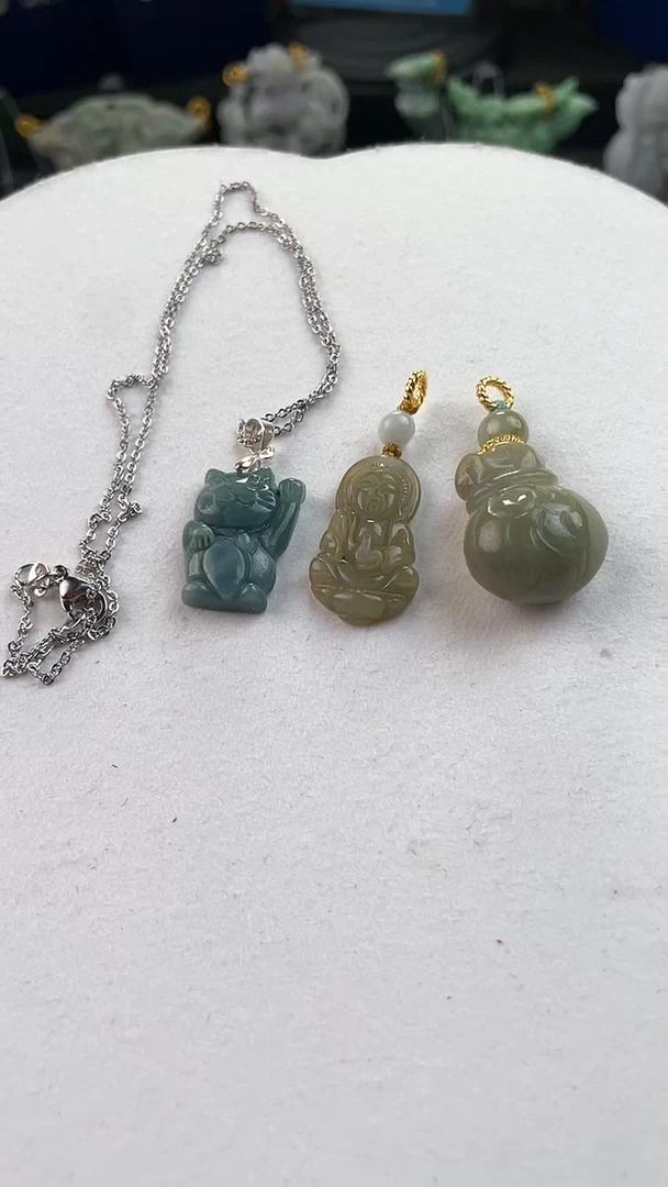 【闪购商品】翡翠颈饰未镶嵌定制翡翠