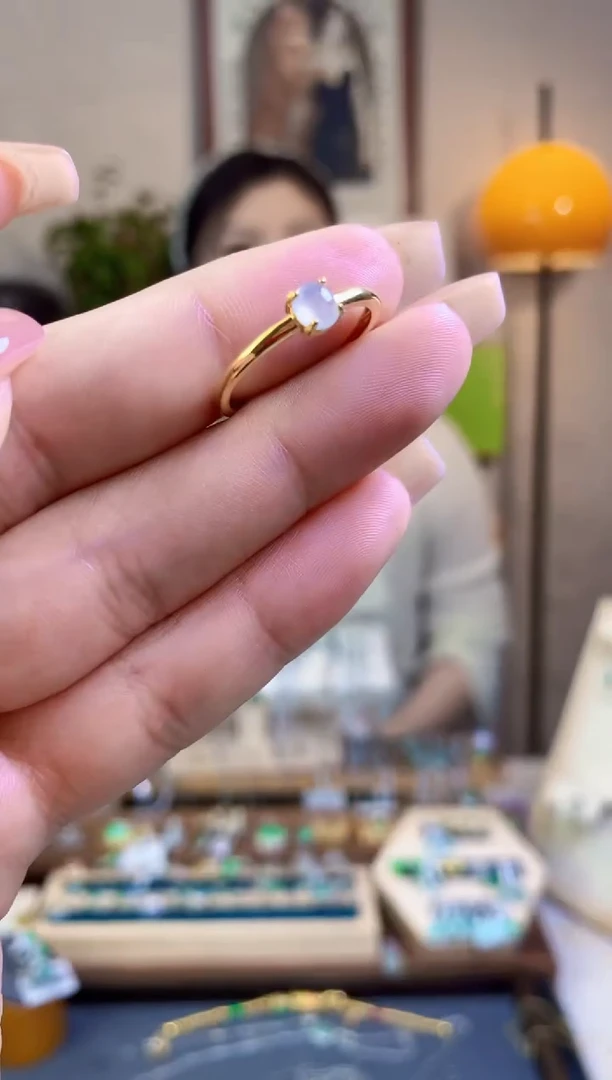 翡翠银S925镶嵌吊坠(不含链)戒指