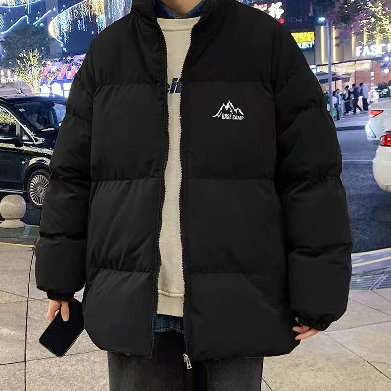 棉衣外套男士冬季新款加绒加厚棉袄冬装男生潮牌痞帅